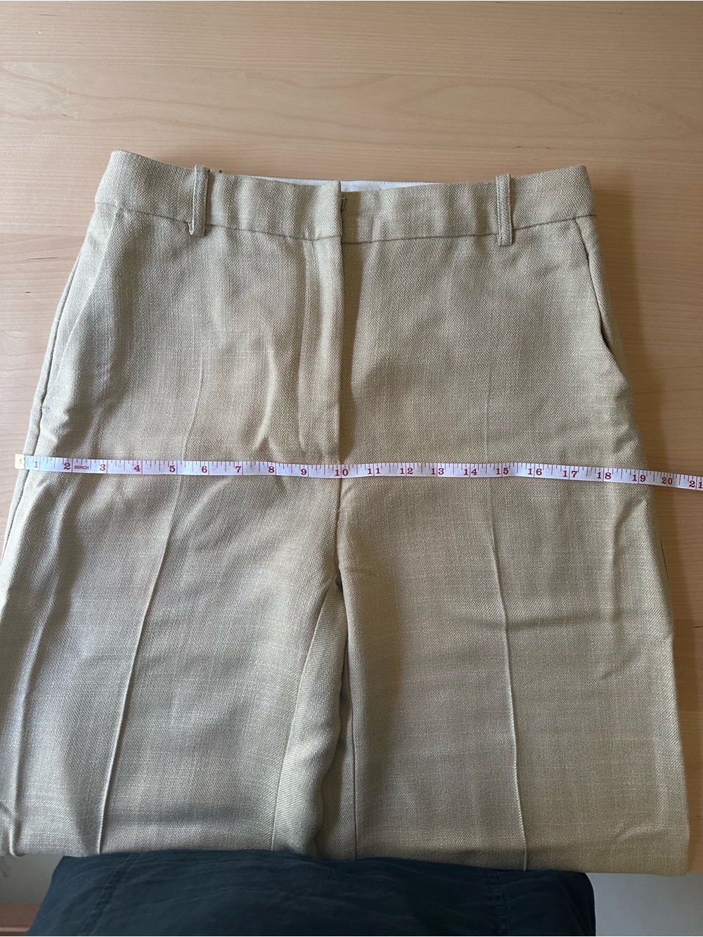 Sezane Giovanni Wide-Leg Cream Trousers 38 - Picture 4 of 5